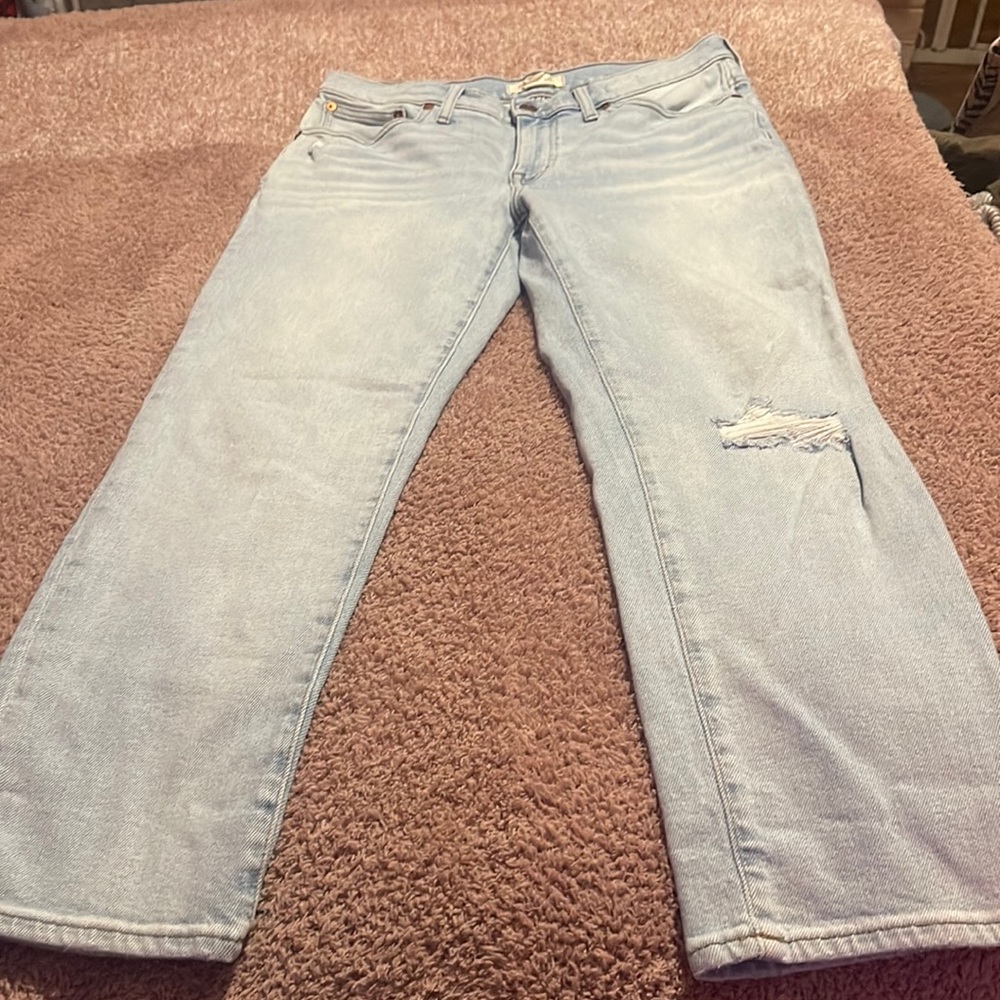 Madewell Light Blue Straight Leg Jeans